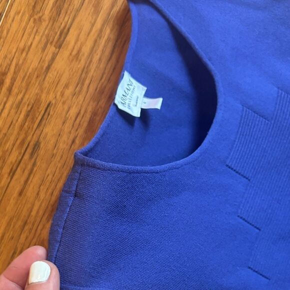 Armani Collezioni Cobalt Blue Mini Dress made in Italy 🇮🇹 - Picture 8 of 10